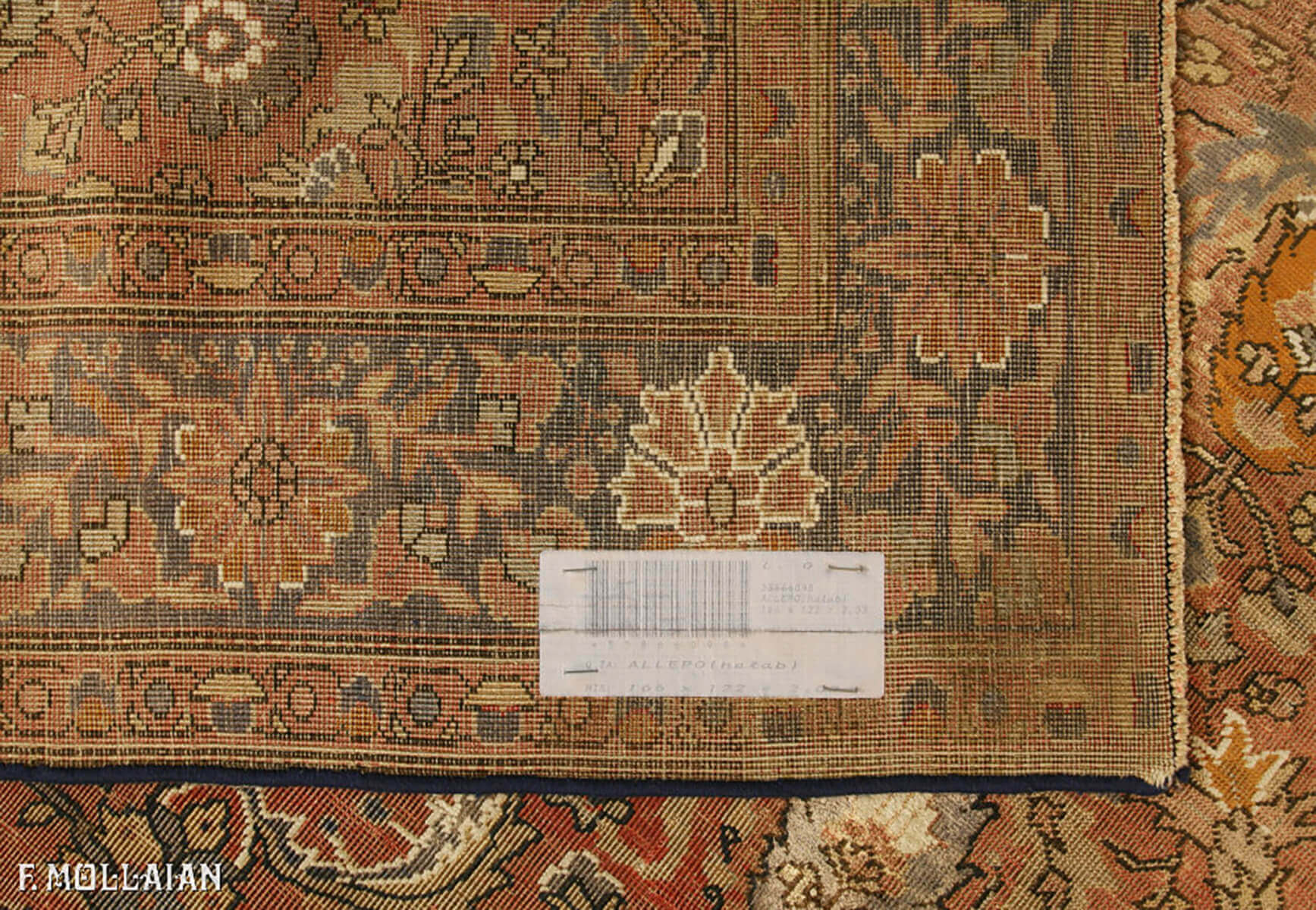 Tapis Syrien Antique Aleppo (Halab) n°:33866098